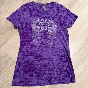 Next Level Apparel Purple Graphic Tee